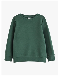 Детский свитер с воротником-гольф из мягкой хлопковой ткани, Dark Dusty Green Lindex