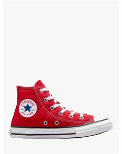 Детские кроссовки Chuck Taylor All Star Lace Up Hi-Top, Red Converse