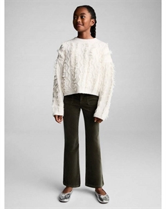 Детские бархатные брюки, Khaki Mango