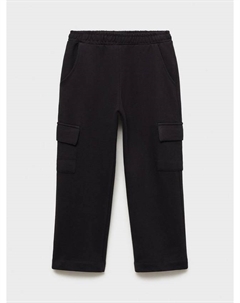 Детские лондонские хлопковые карго-брюки, Black Mango