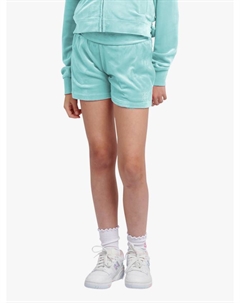 Детские шорты с поясом на манжете из велюра, Angel Blue Juicy couture