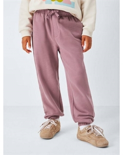 Детские зауженные джоггеры из джерси, Dark Pink John lewis