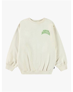 Детский джемпер Monti с принтом ягуара и змеи, White Molo