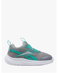Детские кроссовки Rush Runner Slip On, Grey/Green Reebok