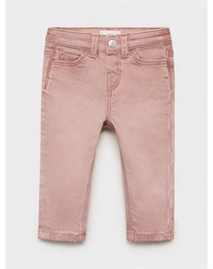 Детские джинсы Elena из хлопковой смеси с пятью карманами, Light Pastel Pink Mango