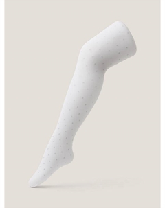 Детские колготки с блестками и горошком, Silver Monsoon