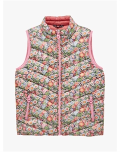 Детский жилет с молнией и цветочным принтом, Multi Joules