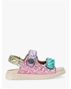 Детские мини-сандалии Orson из кожи, Pink/Multi Kurt geiger london