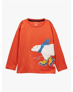 Детская кофта с длинным рукавом и полярным мишкой, Orange Joules