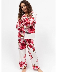 Детский пижамный комплект Isabella с цветочным принтом, White Minijammies