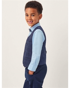 Детский комплект из 3 предметов: жилет и рубашка, Navy Monsoon