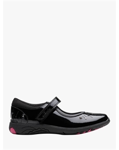 Детские кожаные туфли Relda Wish, Black Patent Clarks