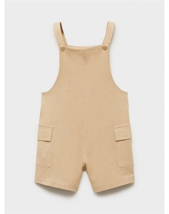 Детские комбинезоны Milo Cotton Button, Light Beige Mango