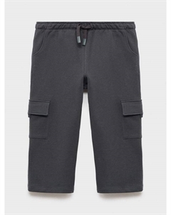 Детские сафари хлопковые джоггеры на шнурке, Charcoal Mango