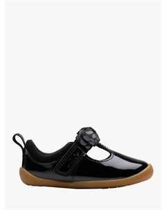 Детские кожаные ботинки Roamer Trim T, Black Patent Clarks