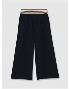 Детские брюки с полосатой резинкой и широкими штанинами, Navy Reiss