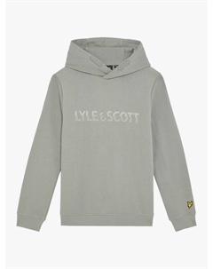 Детский разноцветный худи с принтом, Grey Lyle & scott