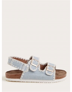 Детские джинсовые сандалии с двойной пряжкой, Blue Monsoon