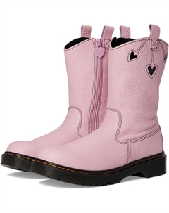 Ботинки  Bex Heart P-O Boot Junior, Pink Dr. martens kid's collection
