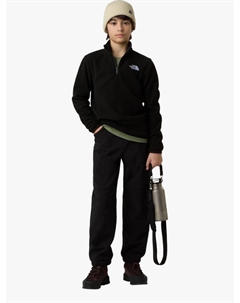 Детская флисовая кофта Glacier с молнией на четверть, Black The north face