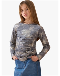 Детская блестящая кофта с длинными рукавами, Gold Angel & rocket