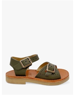 Детские сандалии Pearl из кожи в двух частях, Olive Young soles