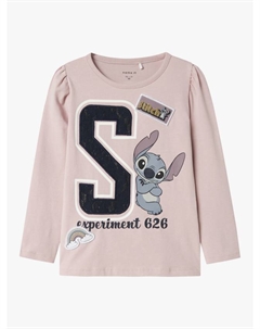 Детский топ с длинными рукавами Stitch, Burnished Lilac Name it