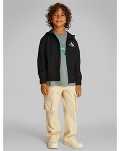 Детская ветровка Essential Monologo, Black Calvin klein
