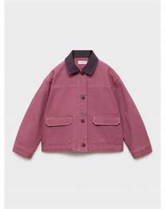 Детская куртка Gaby Oversized Denim, Dark Red Mango