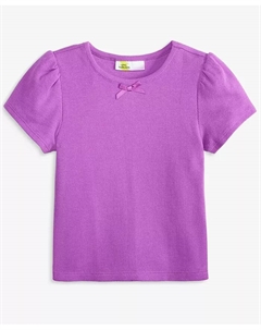 Детская футболка с коротким рукавом и ребристой вязкой, фиолетовый Epic threads