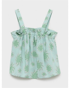Детская майка Audrey с солнечным принтом, Green Mango
