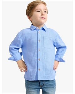 Детская рубашка из органического хлопка двойного плетения, Light Blue Lindex