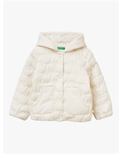 Детская утепленная куртка с капюшоном, White Benetton