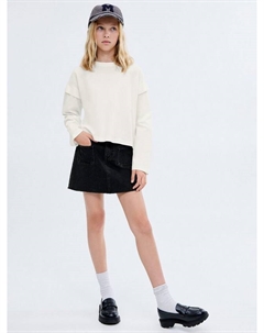 Детская юбка-мини трапеция Sue, Black Mango