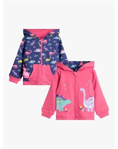 Детская двусторонняя худи с динозавром, Fuchsia Jojo maman bébé