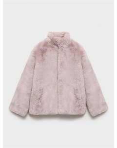 Детская куртка Bole из искусственного меха, Pink Mango