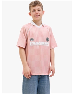 Детская кофта с сетчатым открытым воротником, Pink Icing Jack & jones