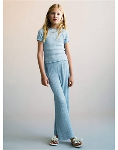 Детские брюки Vale с защипами, Pastel Blue Mango