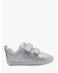 Детские кожаные туфли Baby Roamer Craft T, Silver Patent Clarks