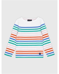 Детская матросская кофта с длинными рукавами из хлопка, Multi Stripe Armor lux