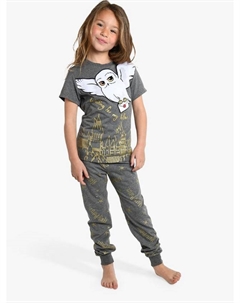 Детский комплект пижамы Harry Potter с Хедвиг, Grey Brand threads