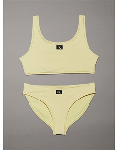 Детский комплект бикини CK Monogram, Elfin Yellow Calvin klein