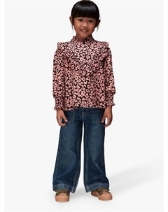 Детская кофта Riley Fuzzy Leopard, Pink/Multi Whistles