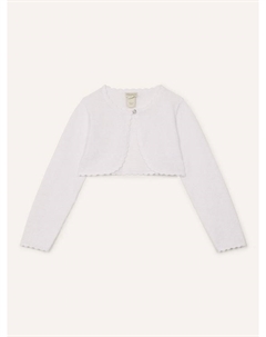 Детский кардиган Niamh с фигурным краем, White Monsoon
