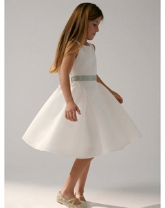 Детское платье-миди без рукавов Scuba, Ivory Monsoon