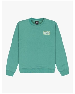 Детский джемпер Quicksilver из хлопкового микса с логотипом, Deep Sea Quiksilver