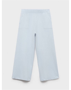 Детские эластичные брюки Evita из хлопка, Pastel Blue Mango