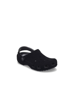 Сабо Classic Velvet Clog - Kids', черный Crocs