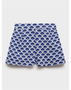 Детские шорты Kotao из хлопковой смеси с принтом, Medium Blue Mango