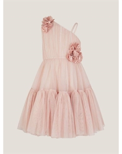 Асимметричное платье Ruby Flower для детей, Pink Monsoon